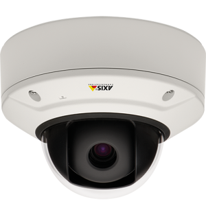 AXIS Q3708-PVE Network Camera 180° overview in challenging light conditions