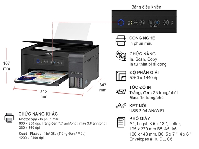 Máy in phun Epson L4150