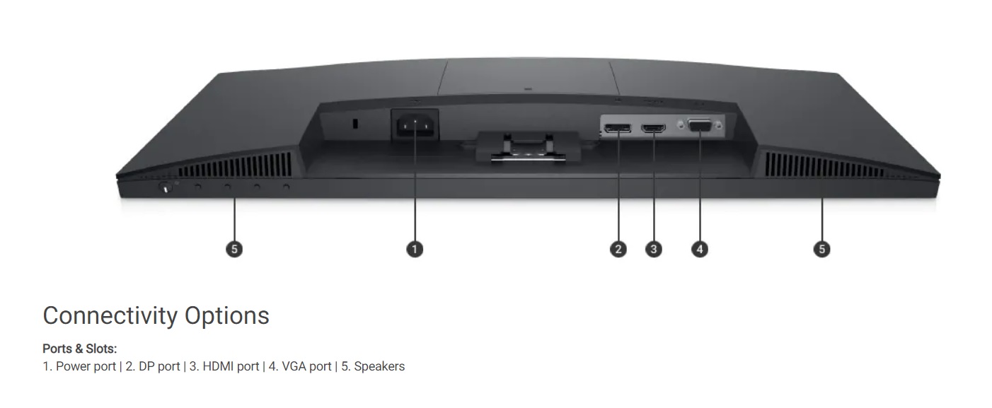 Màn hình LCD Dell E2222H (1920 x 1080/VA/60Hz/10 ms)