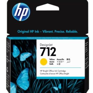 Mực in HP 712 Yellow Ink Cartridge 3ED69A