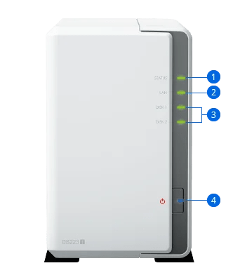 hướng dẫn sử dụng synology ds223j