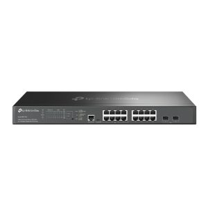 Omada 16-Port 2.5G and 2-Port 10GE SFP+ L2+ Managed Switch with 8-Port PoE+ 1