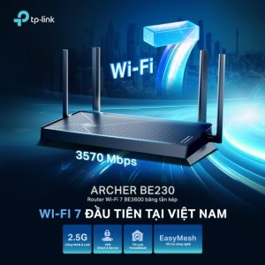 Wi-Fi 7 đầu tiên tại Việt Nam với chuẩn BE3600 Dual-Band 1