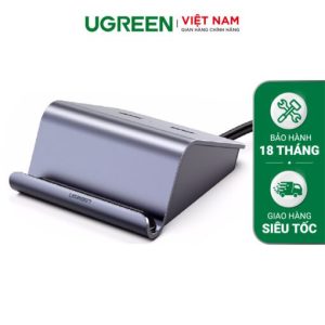 Bộ chia cổng USB 2.0 UGREEN CM214 Chia 2 cổng USB 2.0 hỗ trợ chức năng otg - Kèm giá đỡ điện thoại