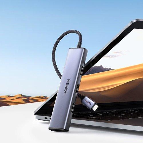 Bộ chia USB Type-C ra 4 cổng USB 3.0 Ugreen 20841