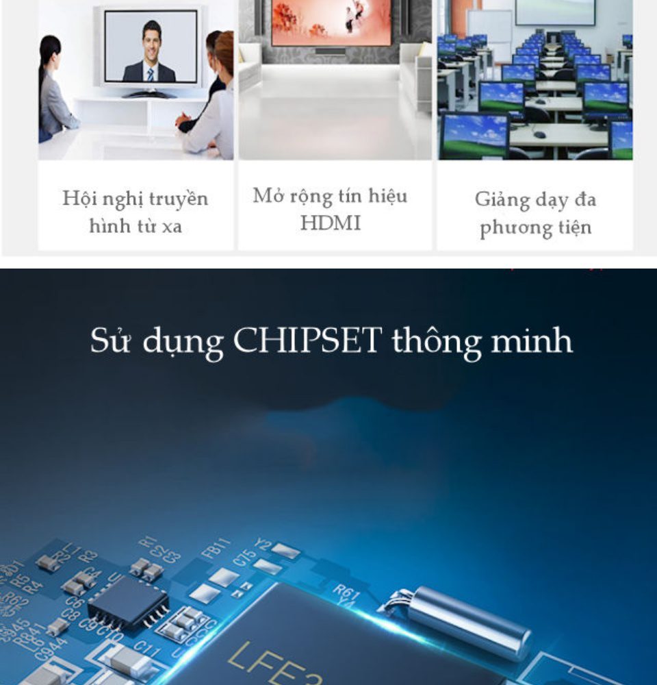 Bộ chuyển đổi tín hiệu 3G/SDI sang HDMI UGREEN CM131 Độ phân giải HD