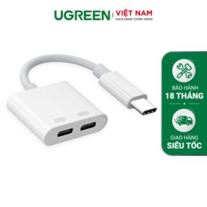 Bộ mở rộng Type-C UGREEN CM232 - Hỗ trợ xuất âm thanh Hifi , sạc nhanh dòng 3A