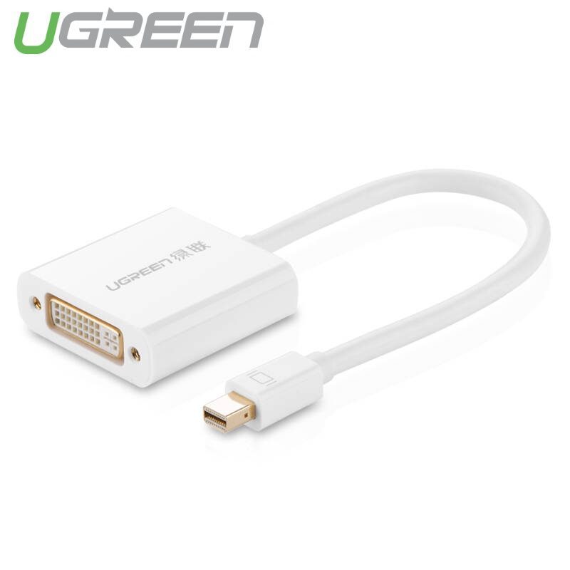 Cáp chuyển đổi Mini DisplayPort sang DVI-I (24+5) Converter UGREEN 10402 (màu trắng)