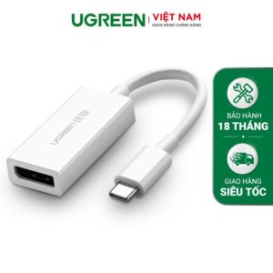 Cáp chuyển Type-C sang Displayport UGREEN MM130 - Hỗ trợ độ phân giải 4K*2K@60Hz - Thiết kế nhỏ gọn, dễ sử dụng