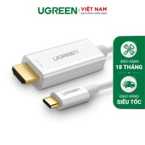 Cáp chuyển Type C sang HDMI UGREEN MM121 Hỗ trợ độ phân giải HD, khả năng tương thích rộng