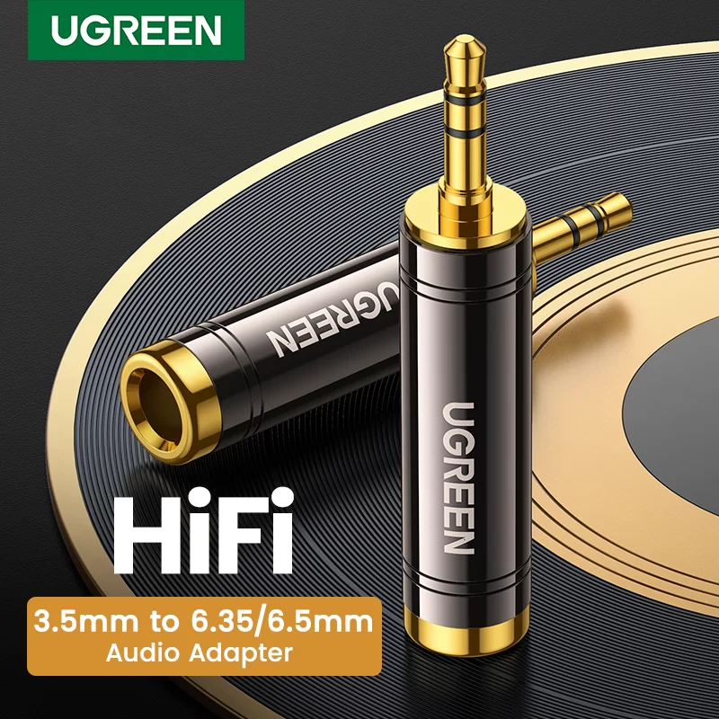 Đầu chuyển 3.5mm đực sang 6.5mm cái UGREEN AV168