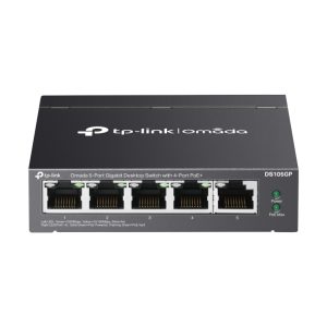 Omada 5-Port Gigabit Unmanaged Desktop Switch with 4-Port PoE+ 1