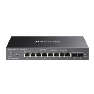 Omada 8-Port 2.5GBASE-T and 2-Port 10GE SFP+ Smart Switch with 8-Port PoE+ 1