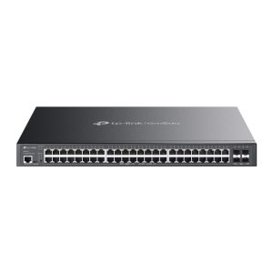 Omada 48-Port Gigabit and 4-Port 10GE SFP+ L2+ Managed Switch with 48-Port PoE+ 1