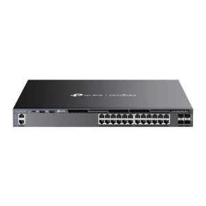 Switch PoE+ Managed L3 Omada 24 Cổng Gigabit Có Thể Xếp Chồng với 4 Khe Cắm 10G. 1