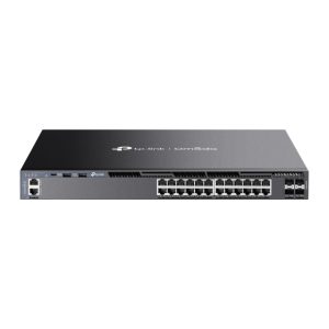 Switch Managed L3 Omada 24 Cổng Gigabit Có Thể Xếp Chồng với 4 Khe Cắm 10G. 1