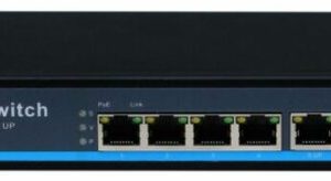 Switch 4 cổng PoE, 2 cổng uplink, công suất 80Wat