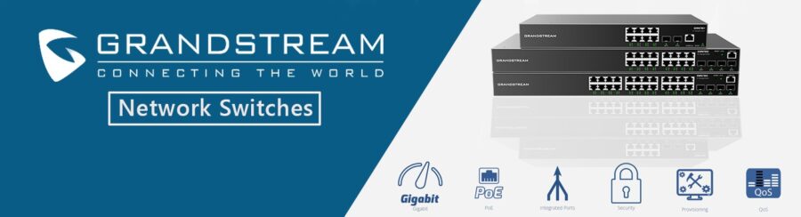 Switch 8 Cổng PoE Gigabit Layer 2+ Grandstream GWN7801P