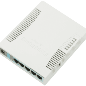 Thiết bị mạng Mikrotik RB951G-2HnD, Wifi 2.4Ghz, 5 cổng mạng Gigabit, 60 user