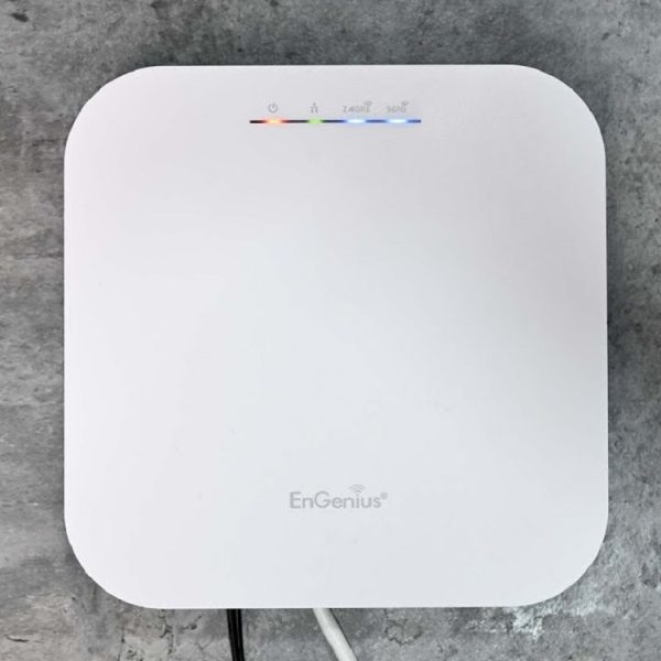 EnGenius Indoor EWS357AP Bộ phát wifi băng tần kép chuẩn AX Wifi 6, tốc độ 1750Mbps, chịu tại 300 user