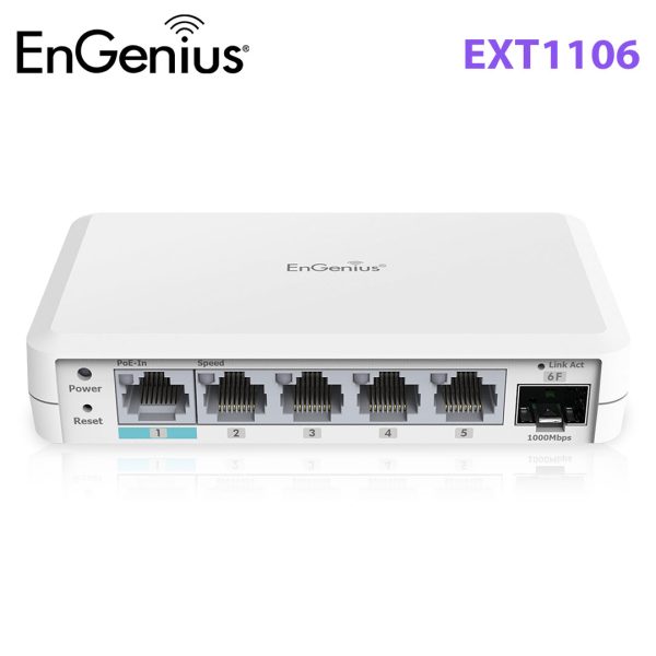 Cloud Managed Layer 2 Switch EnGenius EXT1106 | 5 Port 1G | 1 Port SFP