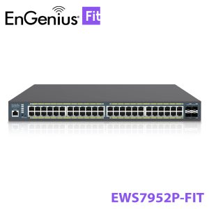 Switch Managed PoE Layer 2+ EnGenius EWS7952P-FIT | 48 GE PoE+ | 4 SFP | 410W