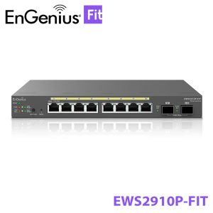 Switch Managed PoE Layer 2+ EnGenius EWS2910P-FIT | 8 GE PoE+ | 2 SFP | 55W