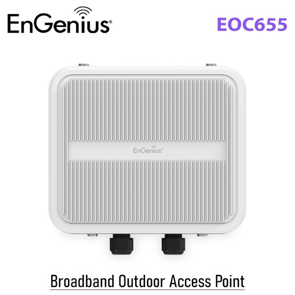 Bộ phát WiFi 6 Ngoài trời EnGenius EOC655 | Chuẩn AX tốc độ 2Gbps | 2 Băng tần 5GHz | N-Type Connectors| Point To Multi-Point